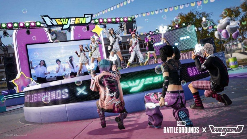 본문 이미지 - 배틀그라운드·배틀그라운드 걸그룹 뉴진스 컬래버레이션(크래프톤 제공)