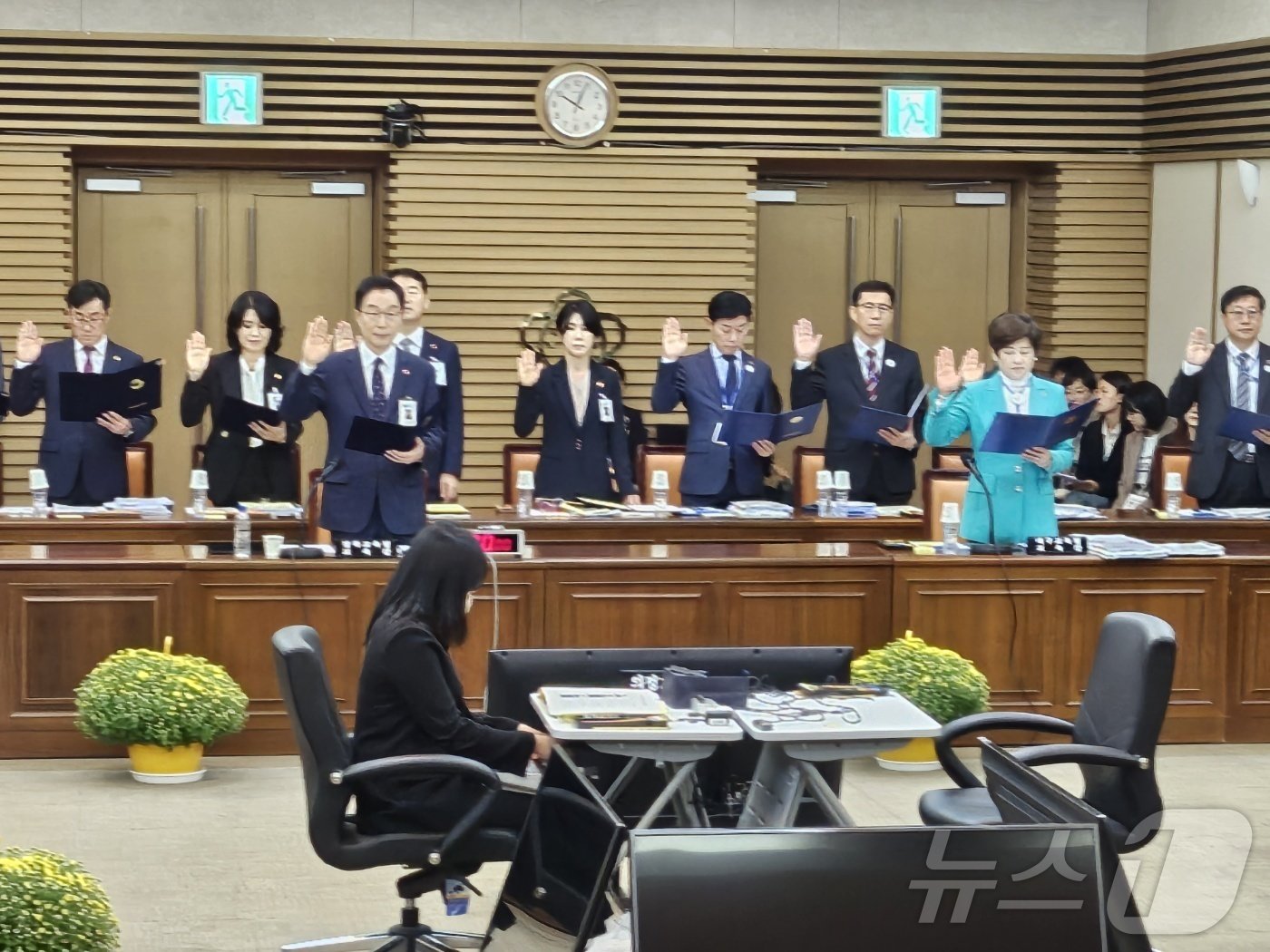 본문 이미지 - 국회 교육위원회가 17일 경북대에서 강원·경북·대구교육청을 대상으로 국정감사를 하고 있다. 2024.10.17/뉴스1 ⓒ News1 남승렬 기자