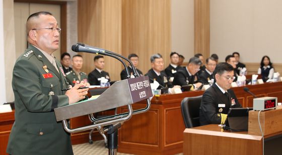 [국감]해군 국감 질의 집중된 해병대사령관