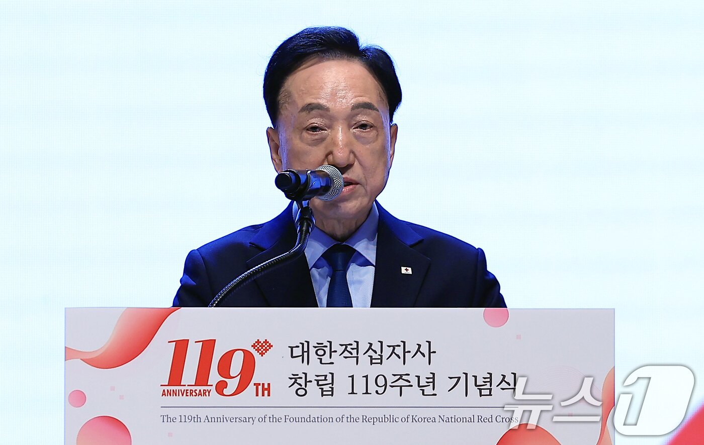 본문 이미지 - 김철수 대한적십자사 회장. /뉴스1 ⓒ News1 박정호 기자