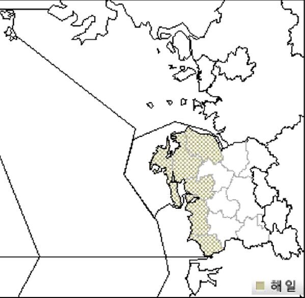 서산·태안·당진·홍성·보령·서천 폭풍해일주의보