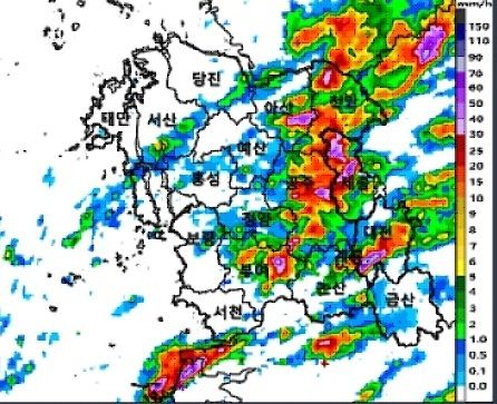 충남 서산·태안·당진 호우주의보 해제