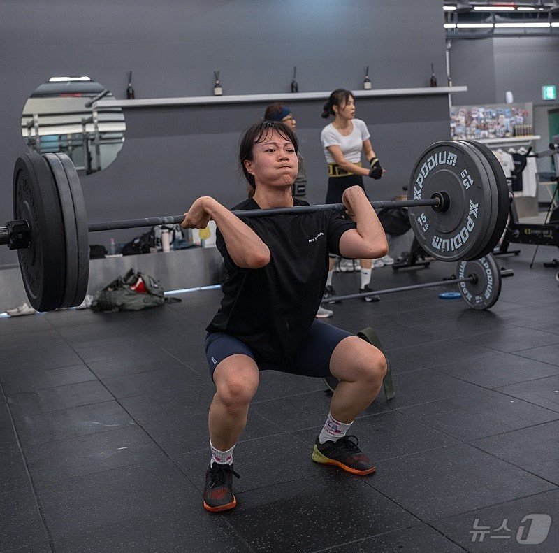 본문 이미지 -  운동 중인 서정하 경사. (본인 제공)/뉴스1