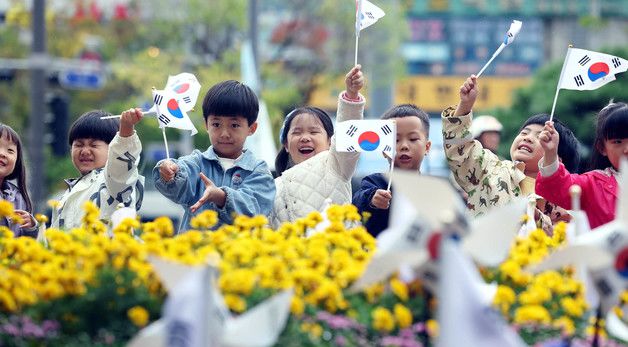 독도의날 앞두고 화단 조성