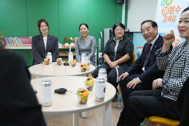 부산교육청, 명지늘봄전용학교서 '교육감 만난 Day' 운영