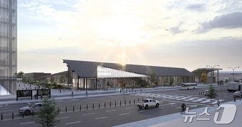 본문 이미지 - 유성복합터미널 외부 투시도.(대전시 제공)/뉴스1