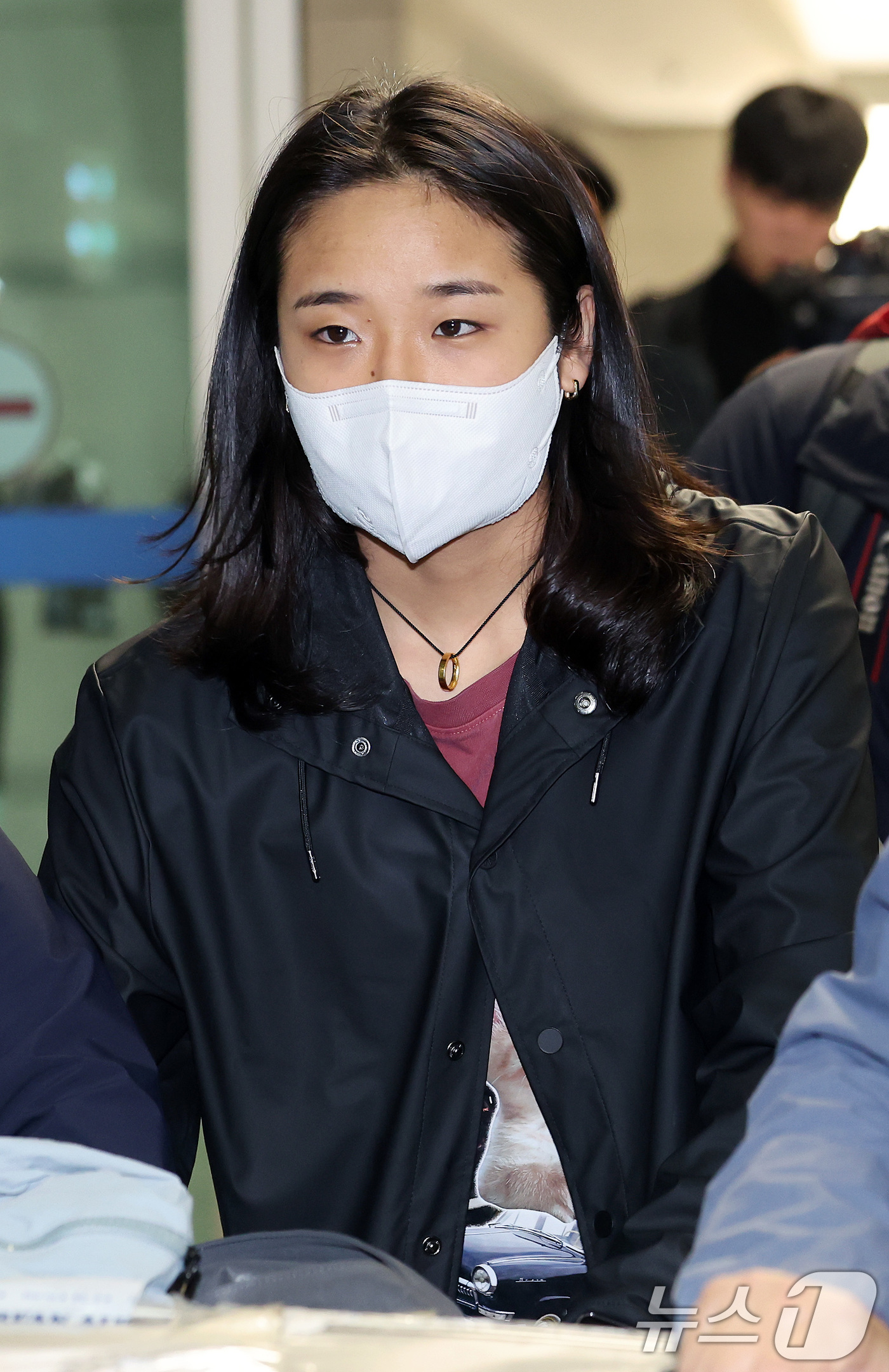 (인천공항=뉴스1) 이동해 기자 = 세계배드민턴연맹(BWF) 월드투어 슈퍼 750 덴마크오픈 여자 단식에서 준우승을 차지하며 세계 랭킹 1위 탈환에 성공한 배드민턴 국가대표팀 안세 …