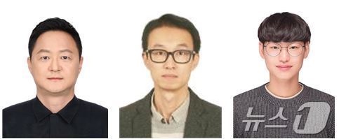 KAIST뇌인지과학과 백세범 교수&#40;왼쪽부터&#41;, 이상완 교수, 천정환 석사과정. /뉴스1