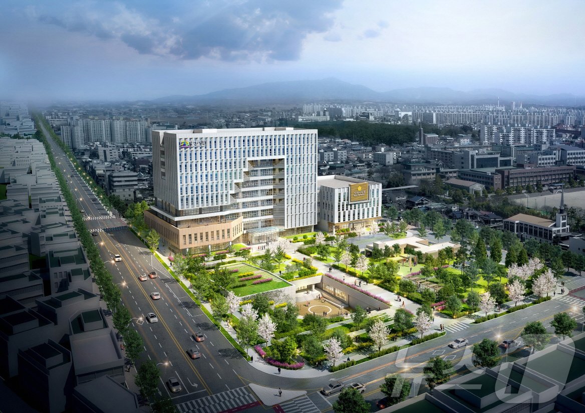 본문 이미지 - 익산시청 조감도