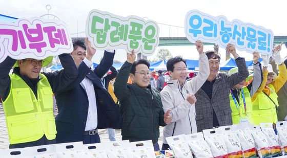 강기정 시장, 쌀소비 촉진 '아침밥 먹기' 캠페인