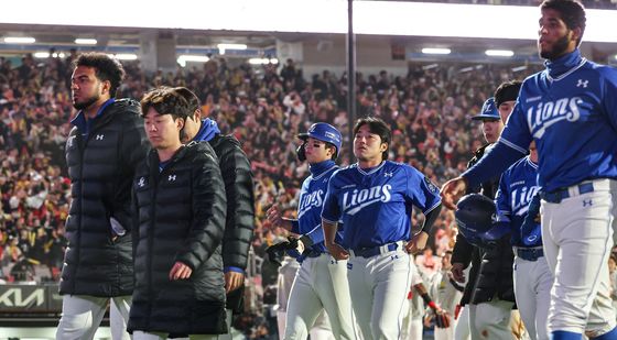 한국시리즈 1·2차전 내준 삼성