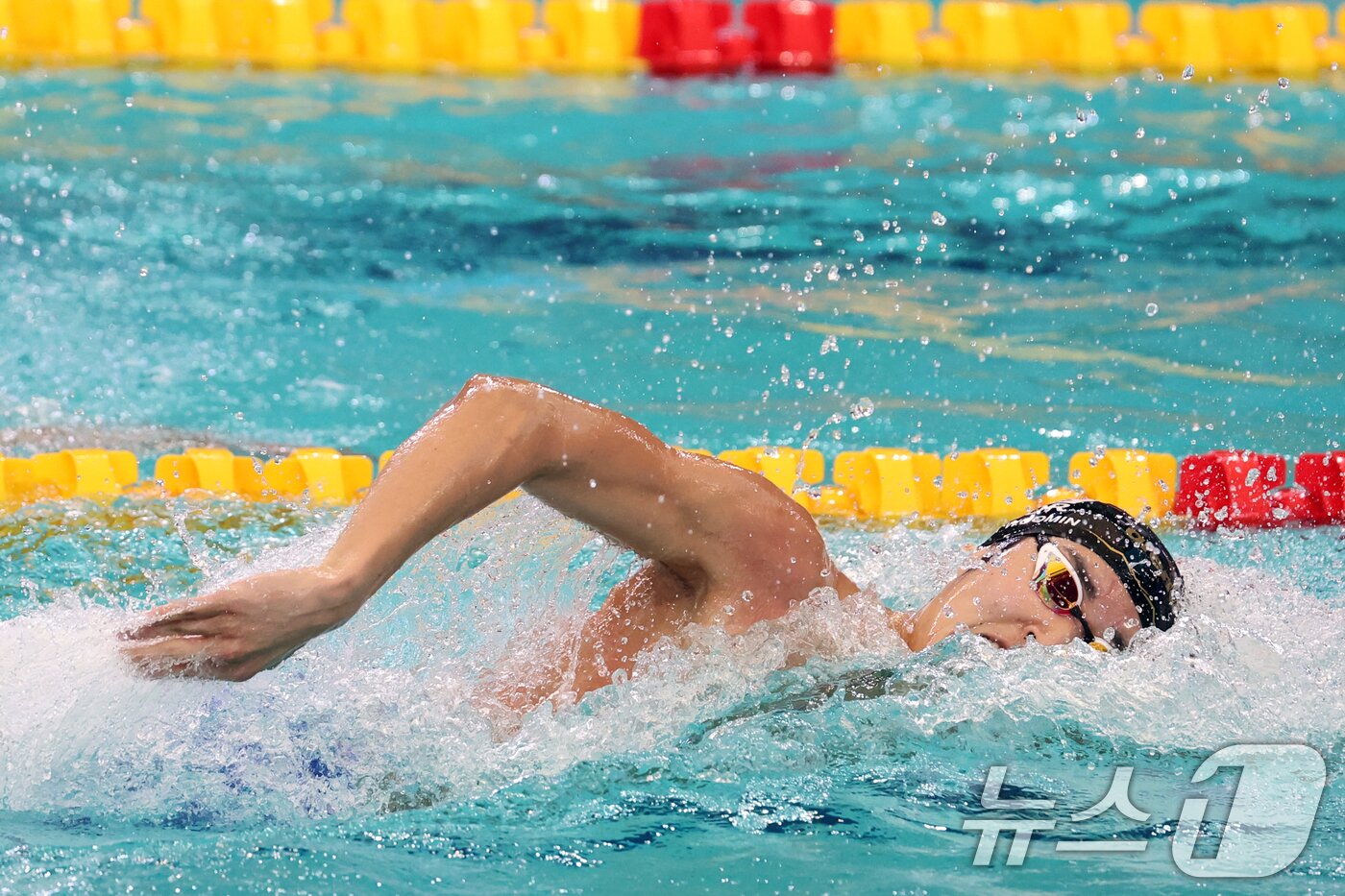 본문 이미지 - 수영 간판 김우민. / 뉴스1 DB ⓒ News1 황기선 기자