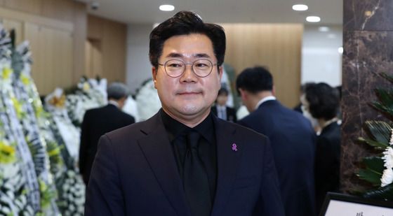 이상득 전 의원 조문 마친 박찬대 원내대표