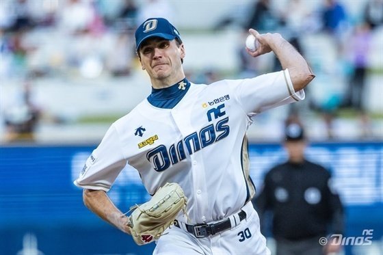 본문 이미지 - 2024년 NC에서 외국인 에이스 역할을 했던 카일 하트. &#40;NC 다이노스 제공&#41; 