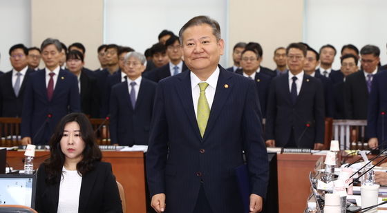 [국감]종합 국정감사 출석한 이상민 장관