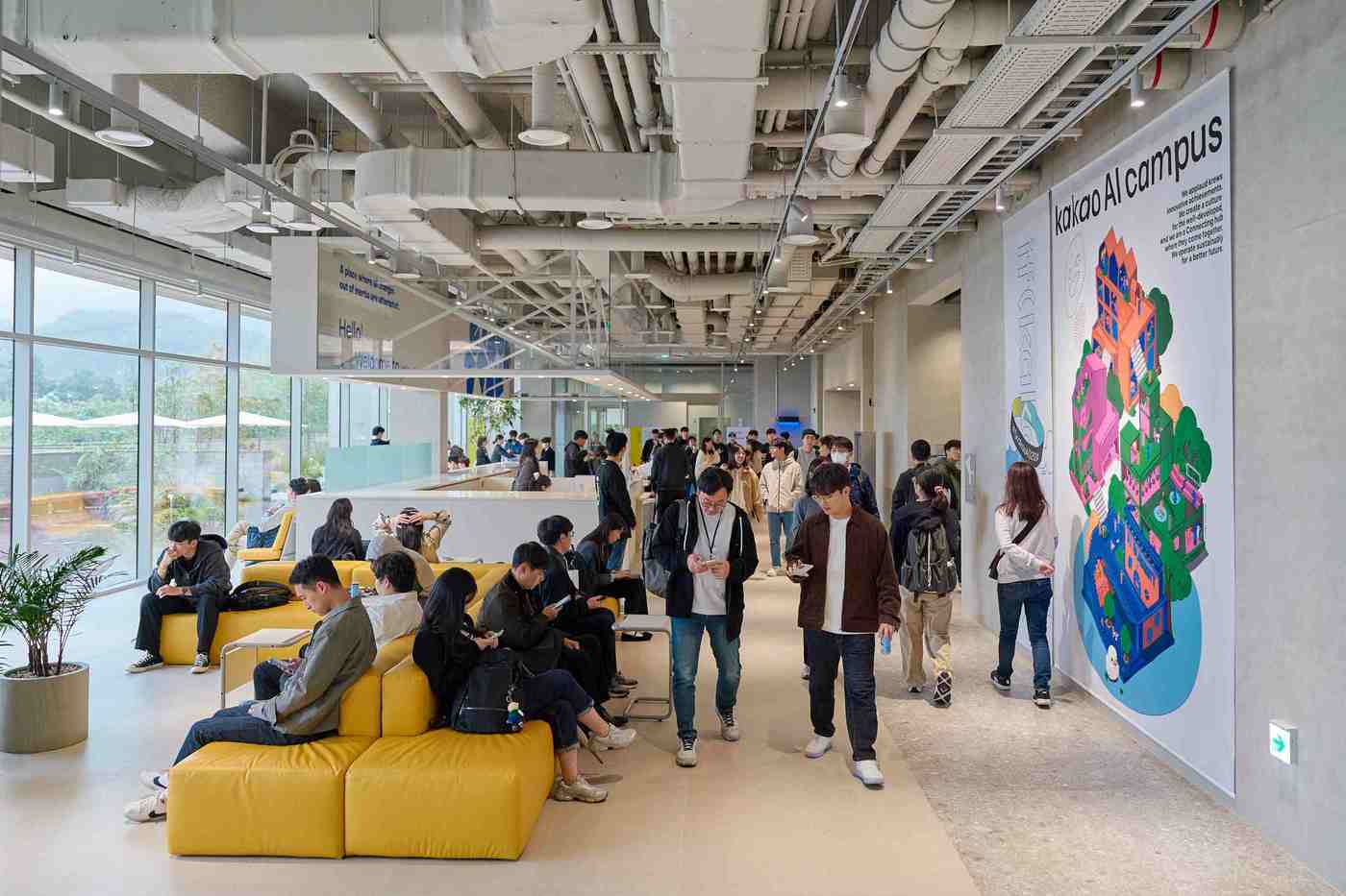 본문 이미지 - 카카오AI캠퍼스 내부(카카오 제공)