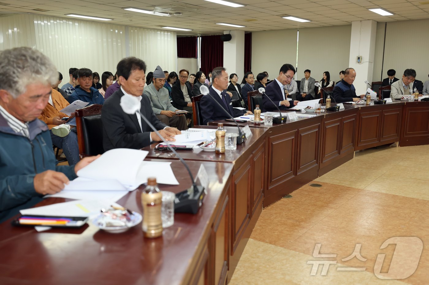 고창군 &#39;농어촌산업 정책 아이디어 경진대회&#39; 심사장면&#40;고창군 제공&#41;2024.10.25/뉴스1