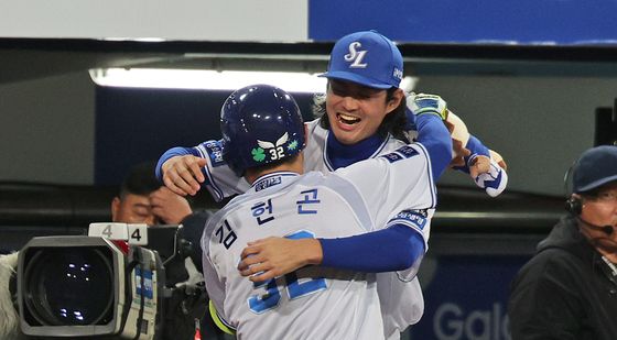 구자욱 '이번엔 김헌곤이다'