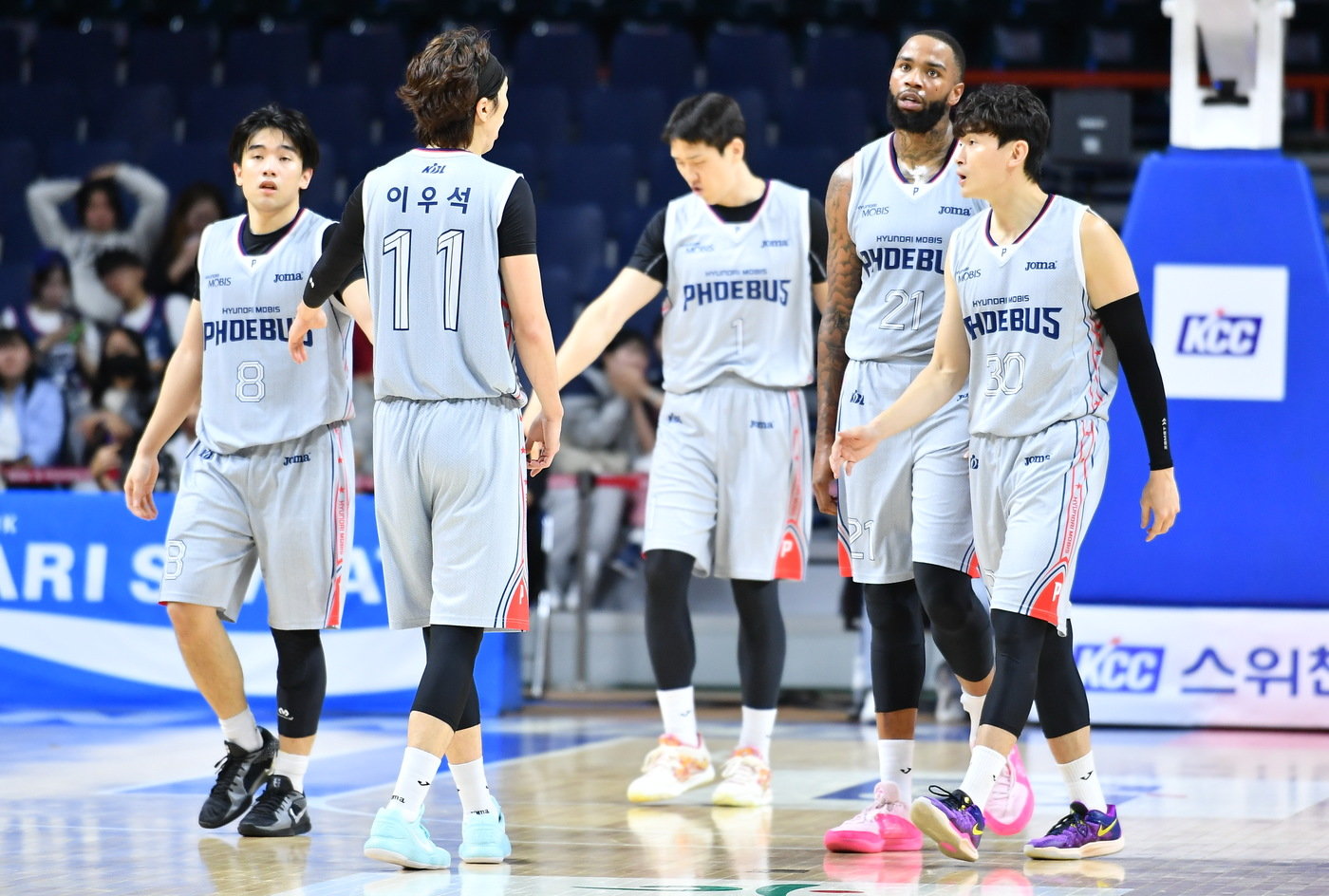 본문 이미지 - 현대모비스가 KCC를 3연패에 빠뜨렸다.(KBL 제공)