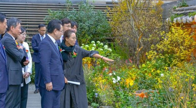 뉴욕한국문화원 전라남도정원 준공식