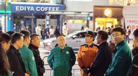 이한경 재난안전관리본부장, 핼러윈 대비 인파 안전관리현장 점검