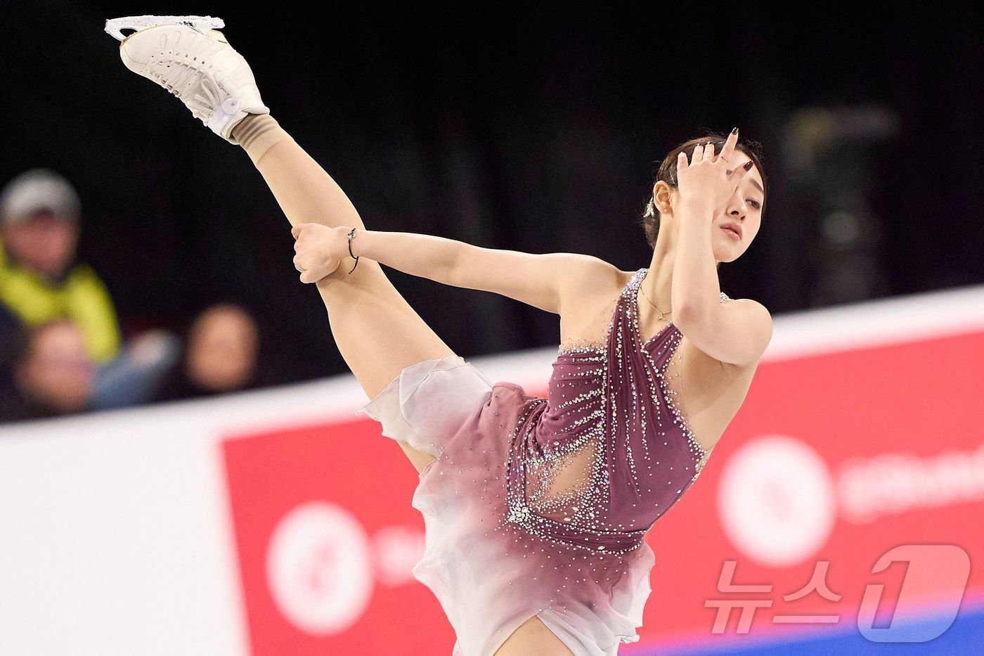 피겨스케이팅 여자 싱글의 위서영.  ⓒ AFP=뉴스1