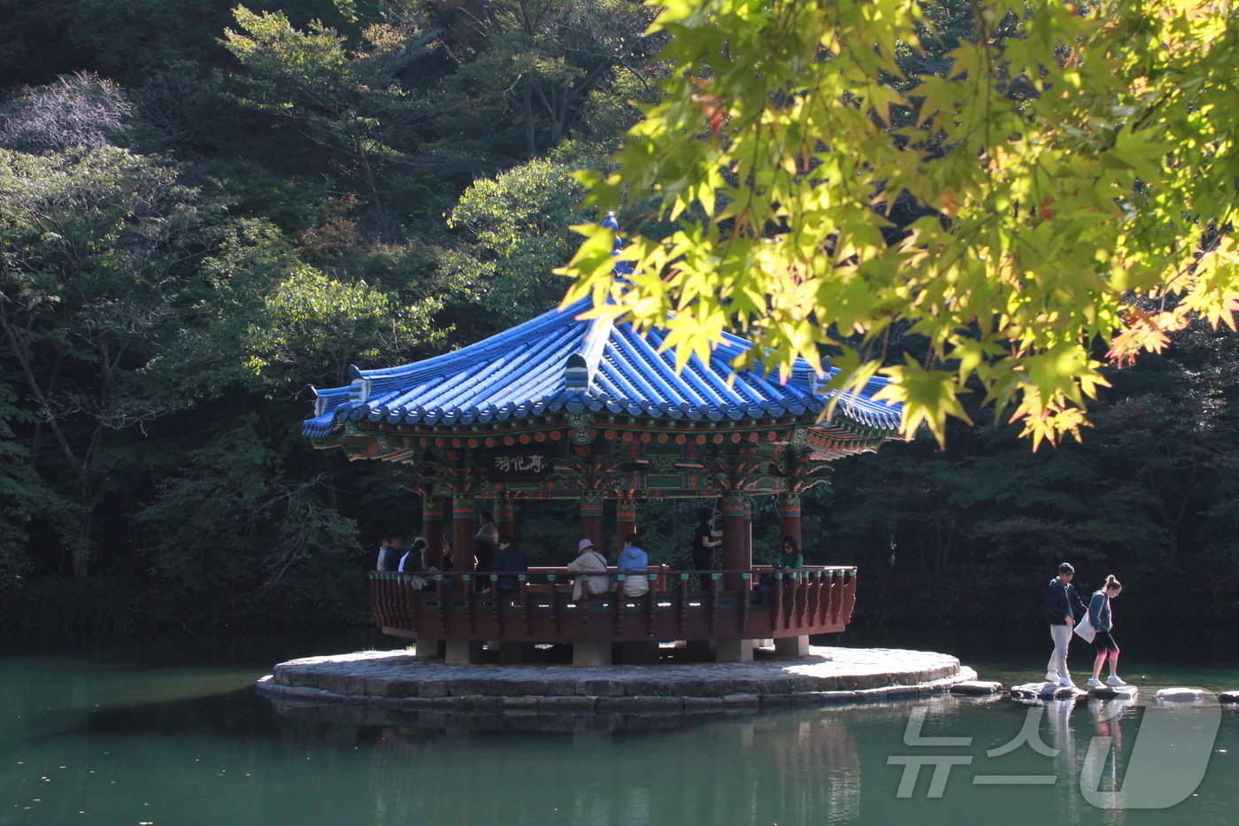 본문 이미지 - 전북자치도 정읍시 내장산이 가을을 맞아 등산객들로 북적이고 있다. 2024.10.27/뉴스1 ⓒ News1 신준수 기자