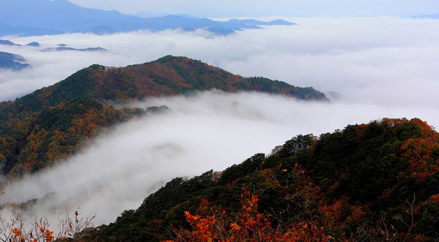 박달고치 전망대서 본 절경