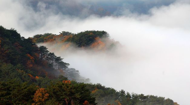 박달고치 전망대서 본 절경