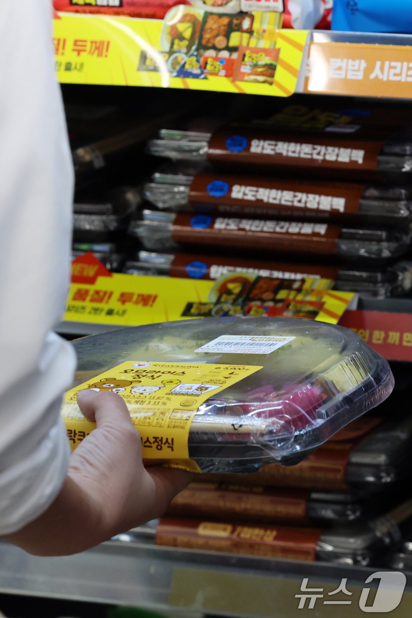 본문 이미지 - 서울 시내 한 편의점에 진열된 도시락. 2024.10.28/뉴스1 ⓒ News1 황기선 기자