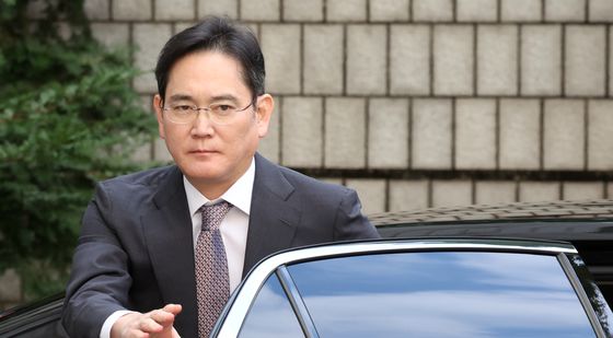 이재용 회장, 법원 출석