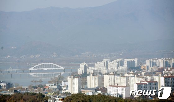 본문 이미지 - 강원 춘천시 전경./뉴스1