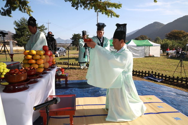 금산군, 요광리 은행나무 목신제 개최