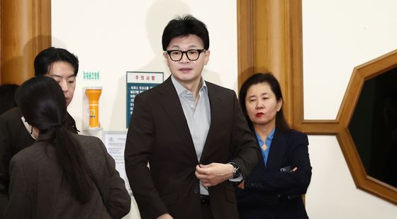 초선 공부모임 참석하는 한동훈 대표