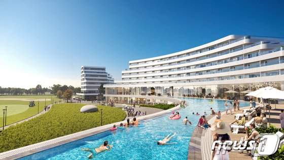 본문 이미지 - 전북자치도 고창군 모나용평 리조트 예상 조감도(뉴스1/DB)