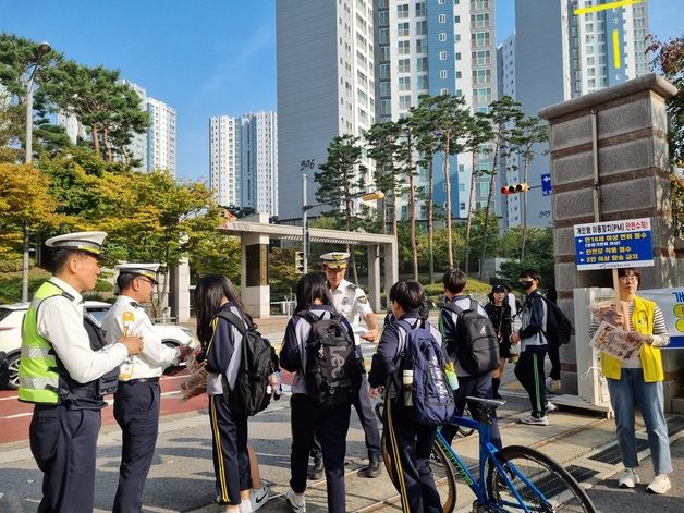 인천서부경찰서, 올바른 PM 이용문화 홍보활동 진행