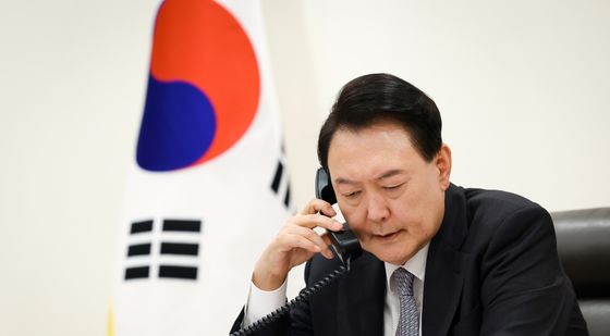 윤석열 대통령, 젤렌스키 우크라이나 대통령과 통화