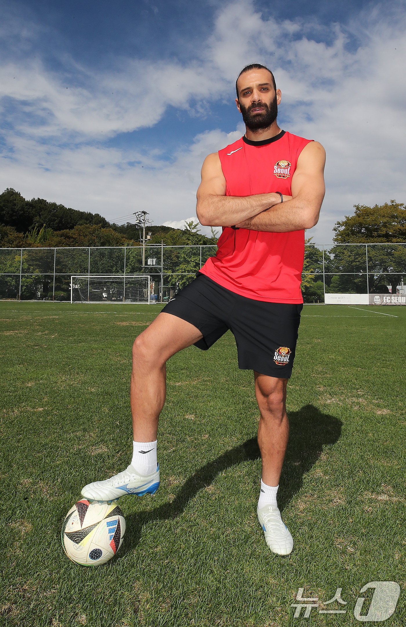 본문 이미지 - 프로축구 FC서울 야잔 알아랍(요르단 국가대표). 2024.10.3/뉴스1 ⓒ News1 박세연 기자