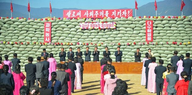 "北 올 수해로 곡물 1만2000여톤 손실…주민 47만명 40일 양식"