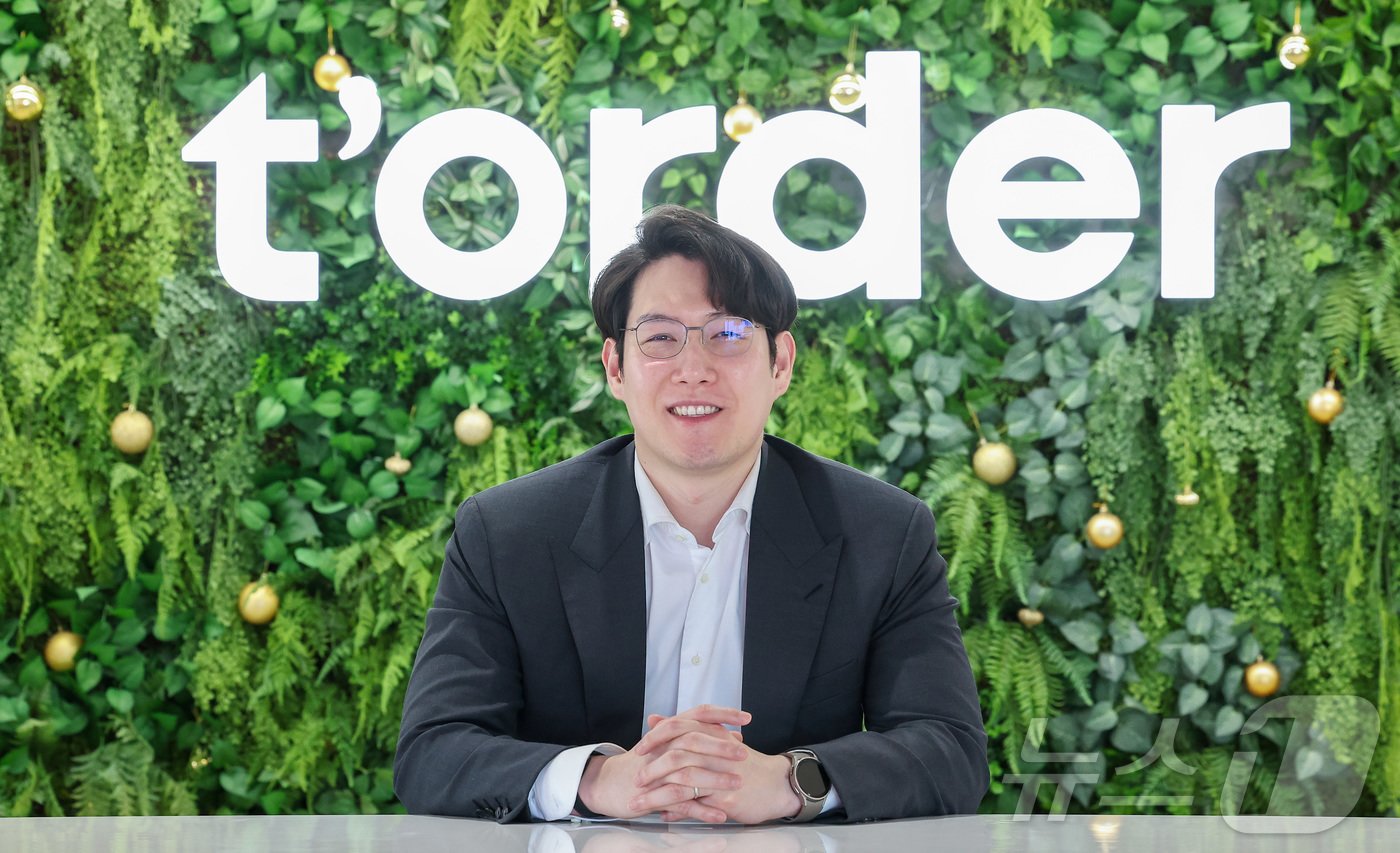 본문 이미지 - 권성택 티오더 대표가 30일 서울 영등포구 티오더 본사에서 뉴스1과 인터뷰를 갖고 있다. 2024.10.31/뉴스1 ⓒ News1 김성진 기자