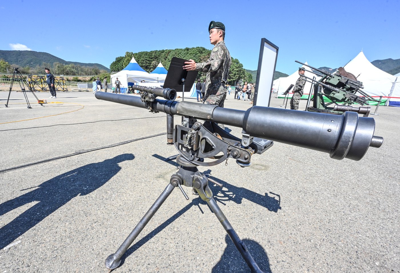 본문 이미지 - 57㎜ 무반동총.&#40;육군 제공&#41;