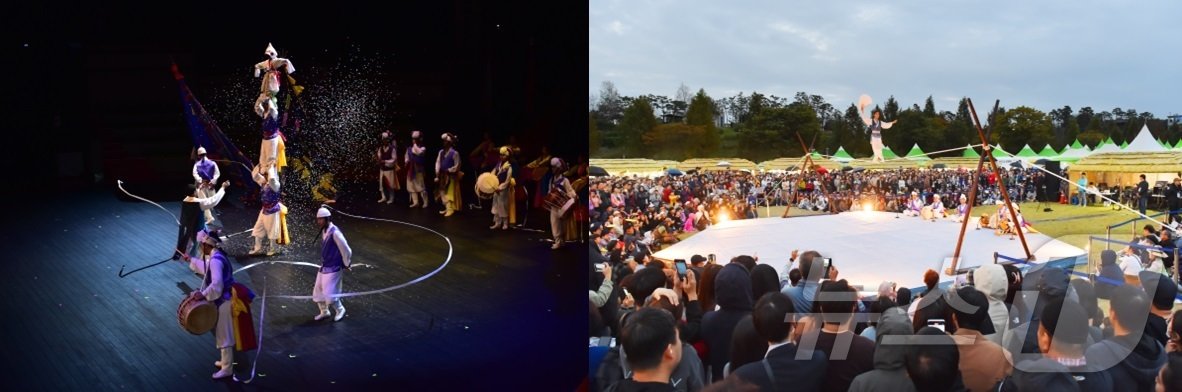 흥난多 신난多 모두多 ‘안성맞춤 남사당 바우덕이 축제’&#40;경기관광공사 제공&#41;/뉴스1