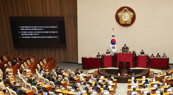 김건희·채해병 특검법·지역화폐법 재표결 '부결'