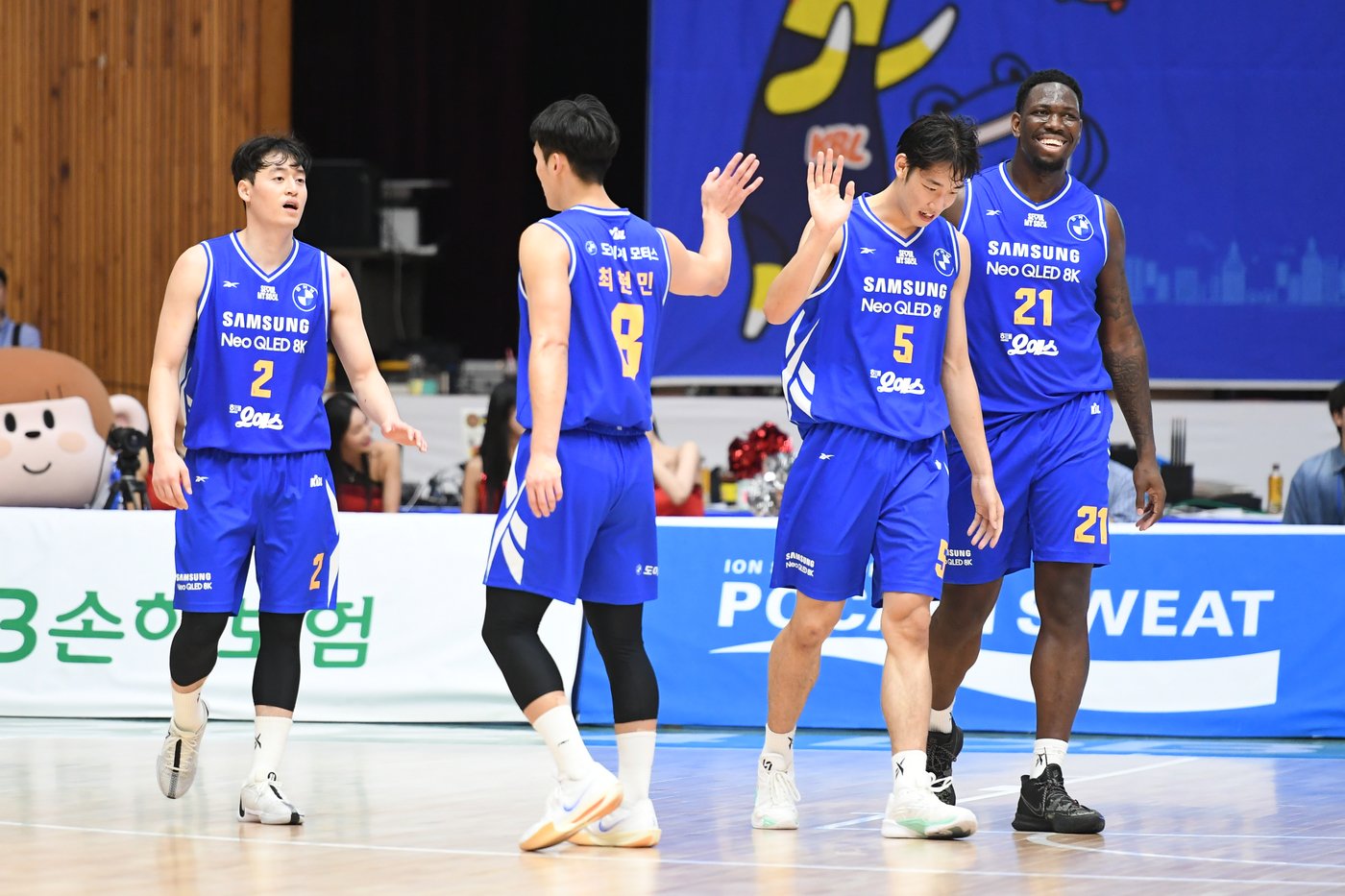 본문 이미지 - 삼성이 KBL 컵대회 첫 경기에서 상무에 승리했다.(삼성 제공)