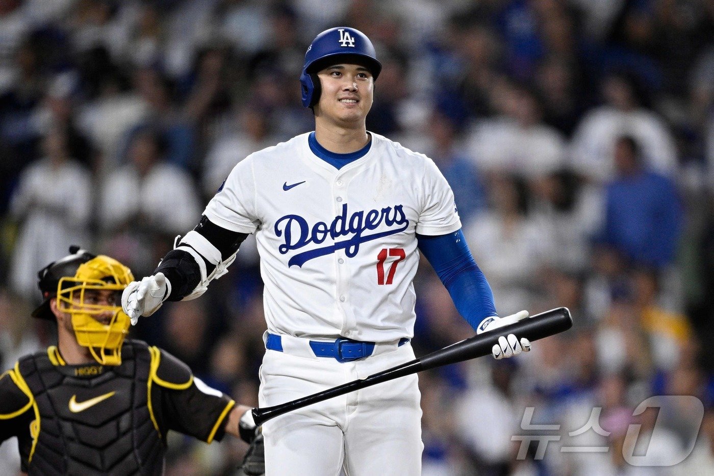 본문 이미지 - 다저스의 특급 스타 오타니는 샌디에이고전에서 침묵했다. ⓒ AFP=뉴스1