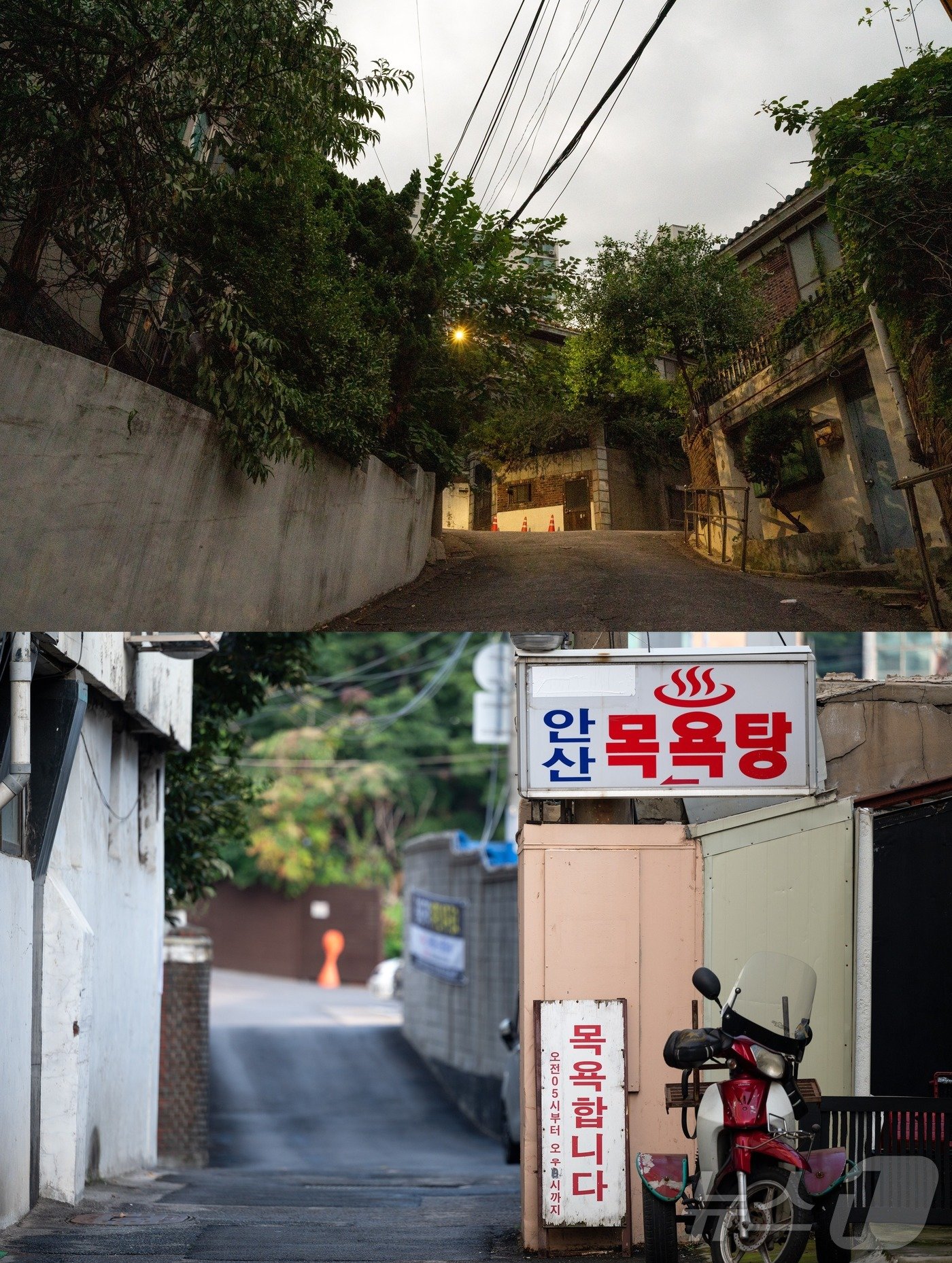 본문 이미지 - 재건축을 앞둔 홍제3구역 골목(현대건설 제공)