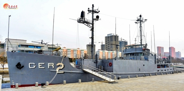 러 내무장관, 北에 억류된 '푸에블로호' 방문해 눈길…'반미 연대' 부각