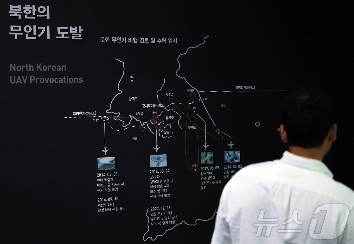 (서울=뉴스1) 박정호 기자 = 북한이 오늘부터 남한과 연결된 도로와 철길을 완전히 단절하고 방어 축성물(구조물)을 요새화하는 공사를 진행할 것이라고 밝힌 9일 서울 용산구 전쟁기 …