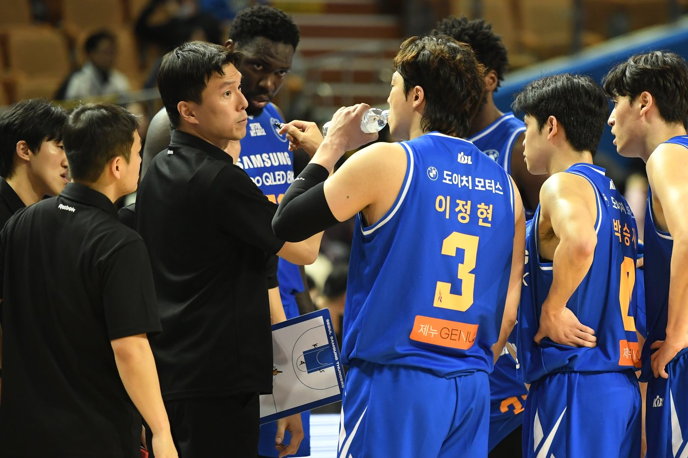 프로농구 서울 삼성은 2024-25시즌 개막 후 6연패 수렁에 빠졌다. &#40;KBL 제공&#41;