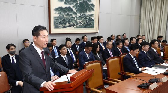 [국감]업무보고하는 신원식 국가안보실장